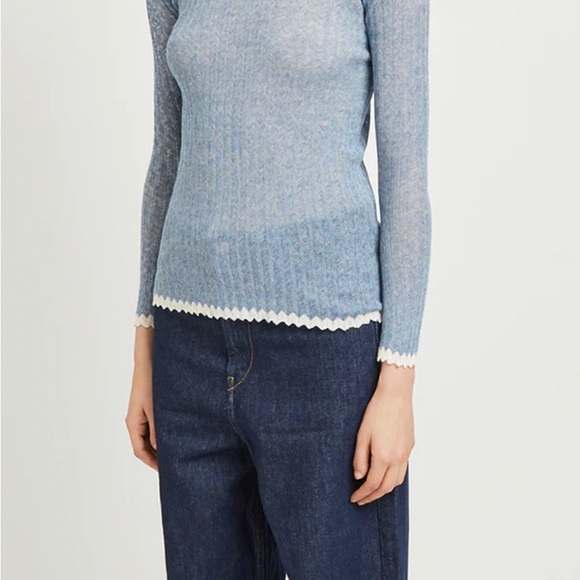 Isabel Marant Etoile Scoop Neck Long Sleeve Top - Picture 3 of 16